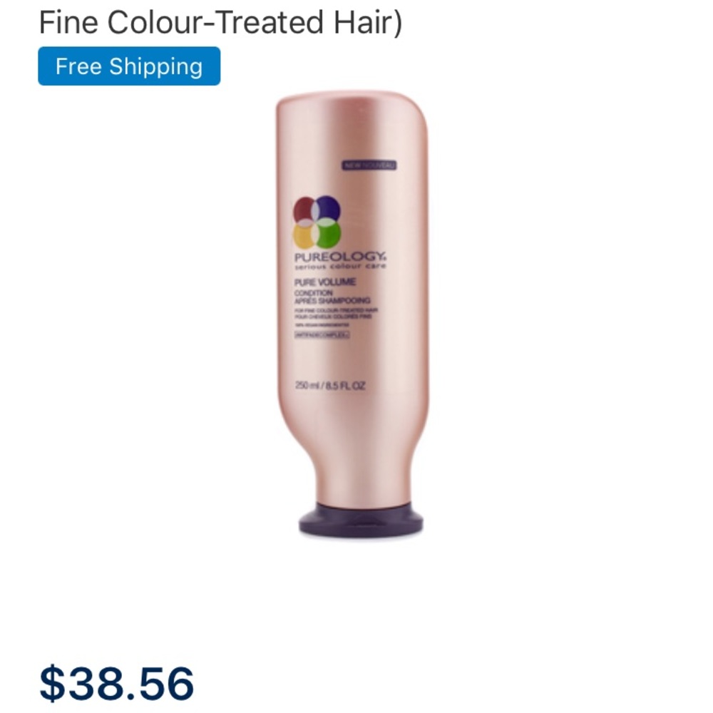 Pureology pure volume condition/serious color care